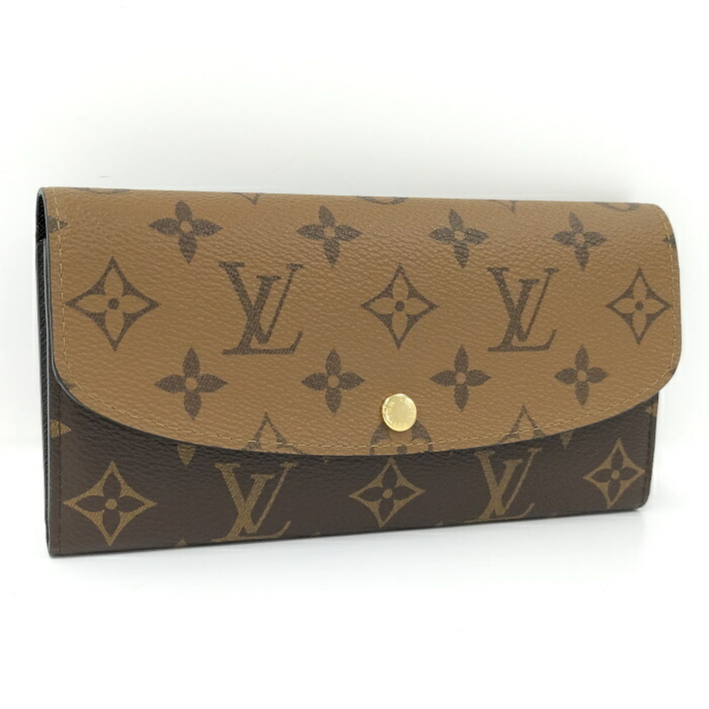 Louis Vuitton Monogram Reverse Portefeuille Emily Bifold Long Wallet